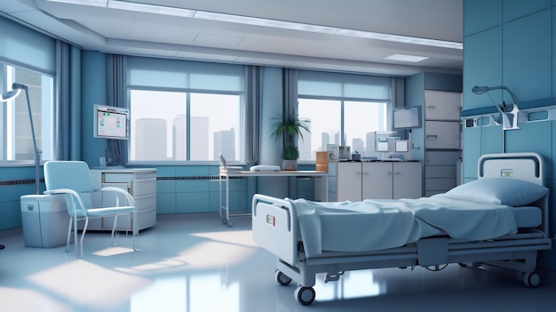 A room in a hospital photo