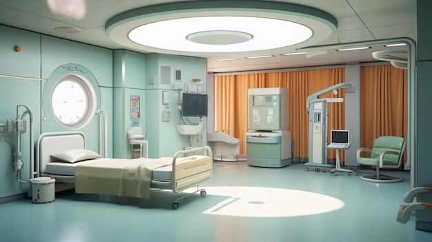 A room in a hospital photo