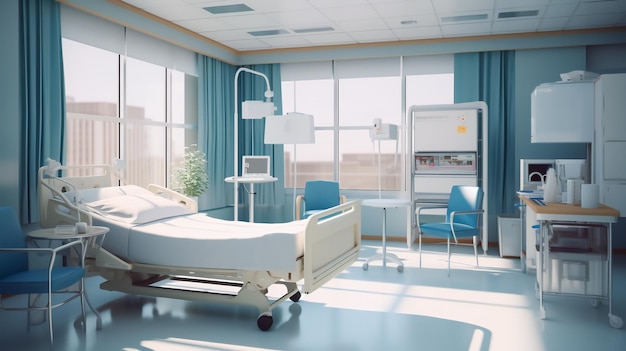 A room in a hospital photo