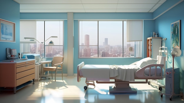 A room in a hospital photo