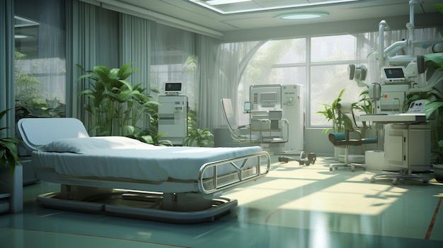 A room in a hospital photo