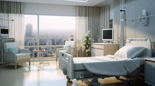 A room in a hospital photo