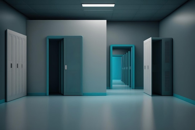 Room hosting in a data center