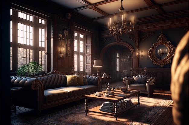 The room in the house of the witcher 3