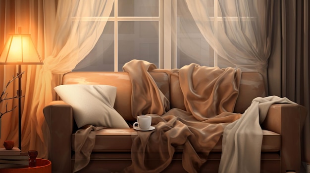 room illustration High definition photography creative wallpaper