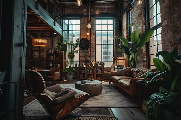 Room in an Industrial Apartment