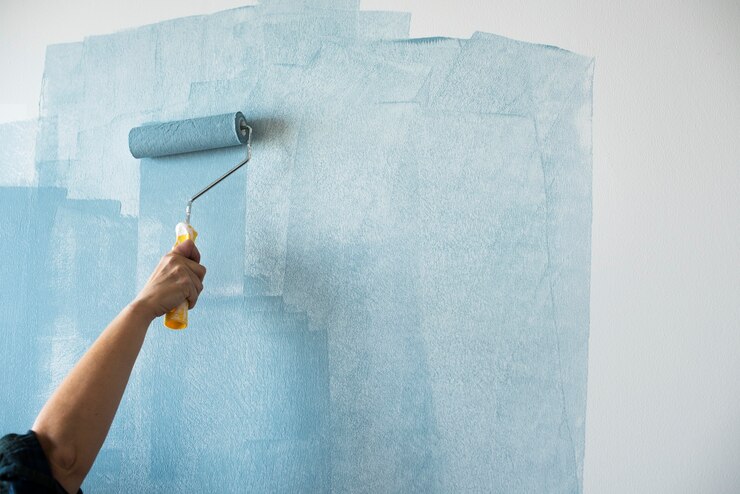 Photo room interior renovation indoor paint