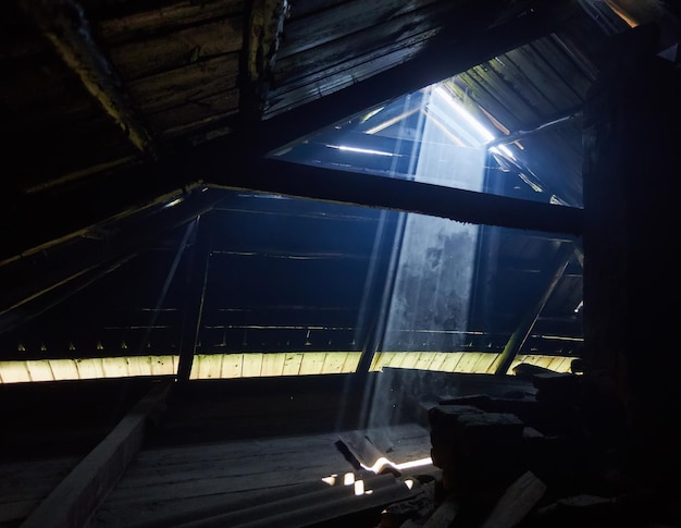 Room used for production and smoking of cheese in a farm