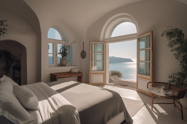 A room with a view of the sea