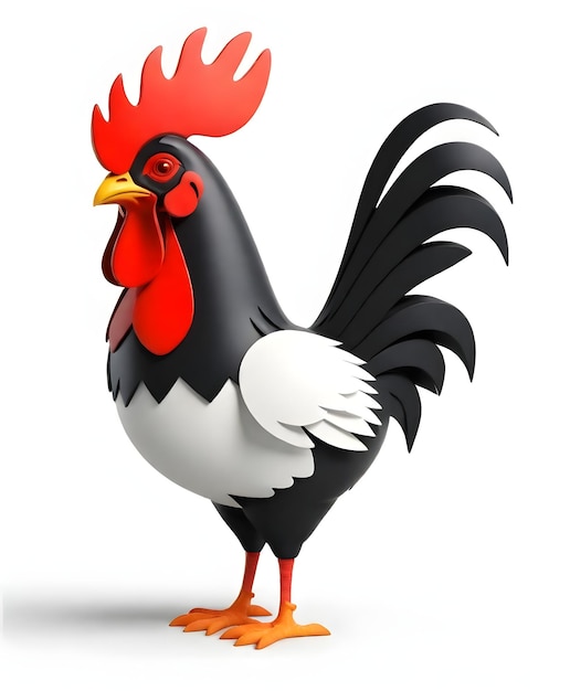 Photo rooster cartoon