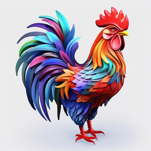 Photo rooster hd 8k wallpaper stock photographic image