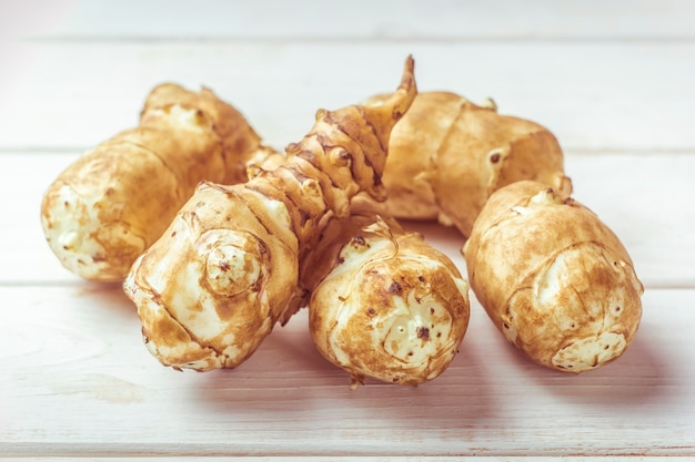 The root of Jerusalem artichoke.