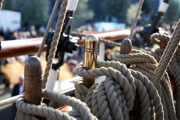 Rope from a large ship