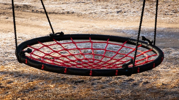 Rope swing nest for rest and relaxation