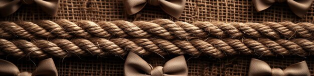 a rope with bows