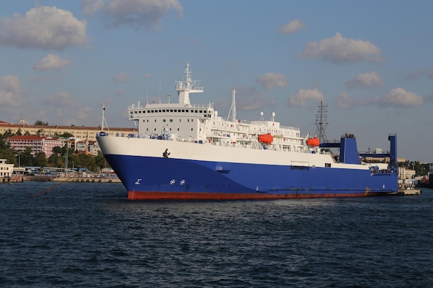 Roro Ship in Port