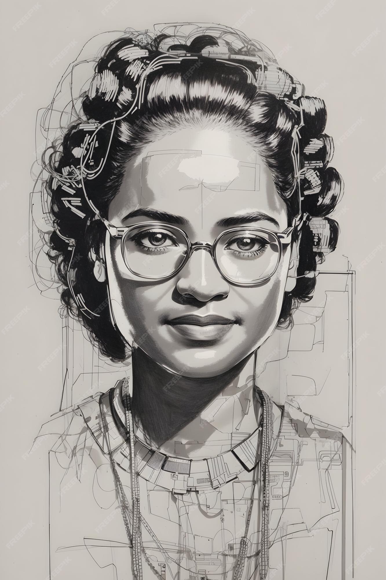 Premium AI Image Rosa Parks civil rights activist Montgomery Bus