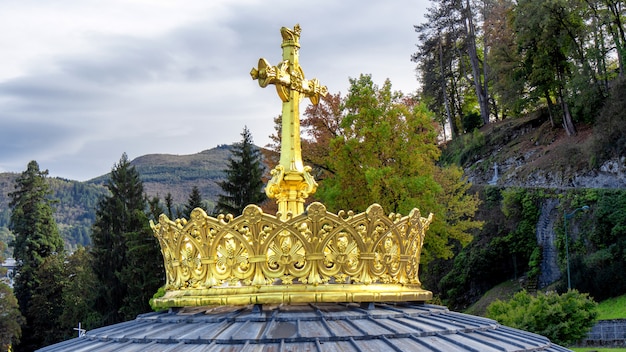 Rosary Basilica Lourdes Dome Top - France. 