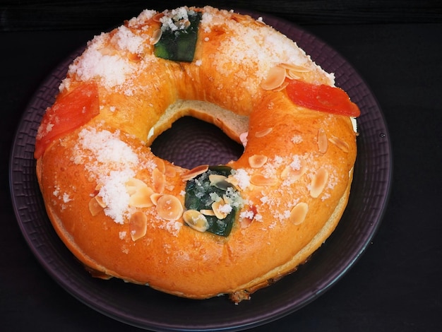 Roscon de Reyes Three Kings cake
