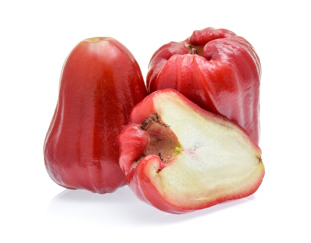 Rose apple isolated on white