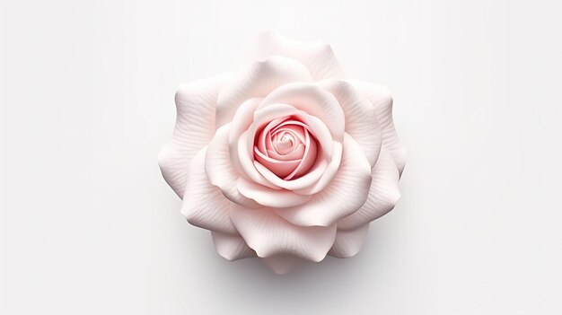 Rose Day isolated on white background Generative ai