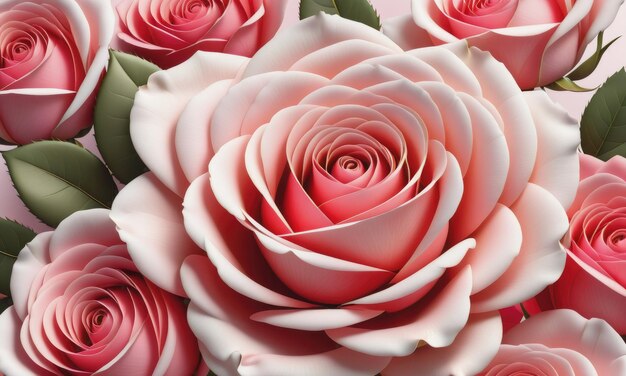 rose floral background