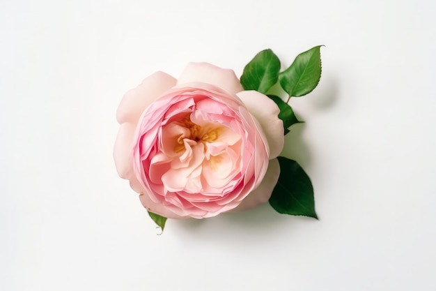 Изолированный цветок розы Иллюстрация AI GenerativexA