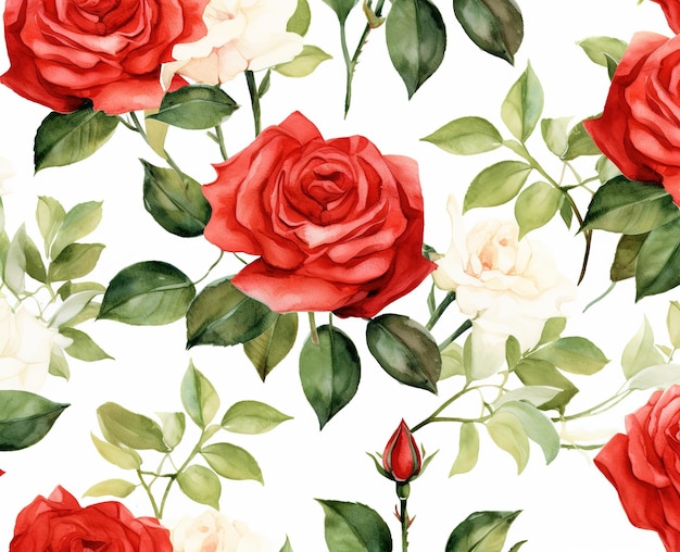 rose flowers pattern