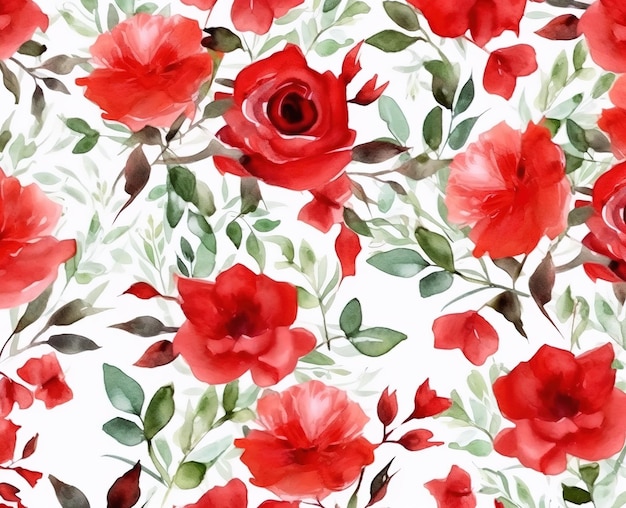 rose flowers pattern