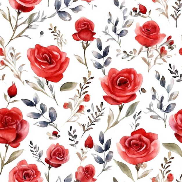 rose flowers pattern