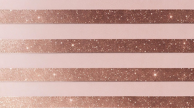 Rose gold stripes glitter tiles background