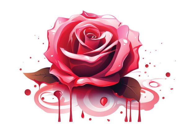 Rose icon on white background ar 32 v 52 Job ID 147c23845093446b8bbf0ce8bee9469a