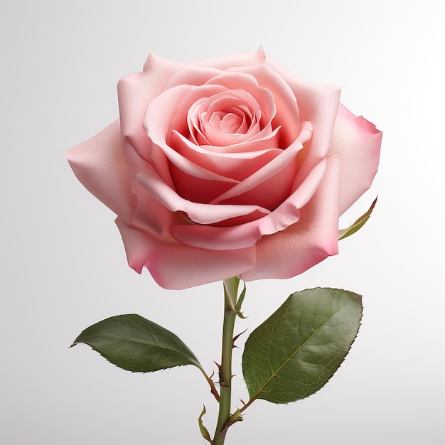 rose isolated on white background