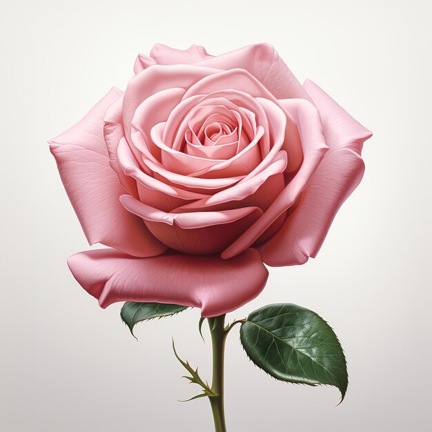 Premium AI Image | rose isolated on white background