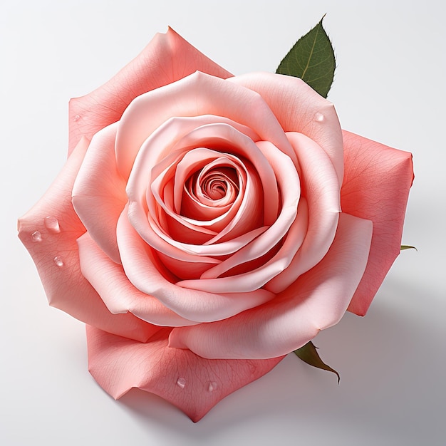 rose isolated on white background