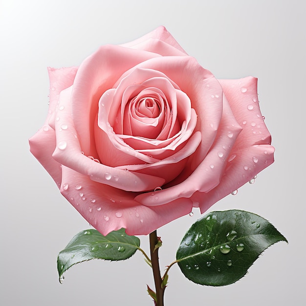 rose isolated on white background