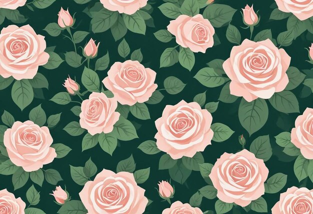 Photo rose pattern background
