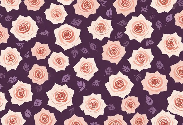 Photo rose pattern background