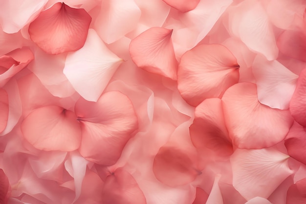 Rose Petals Valentine Day background