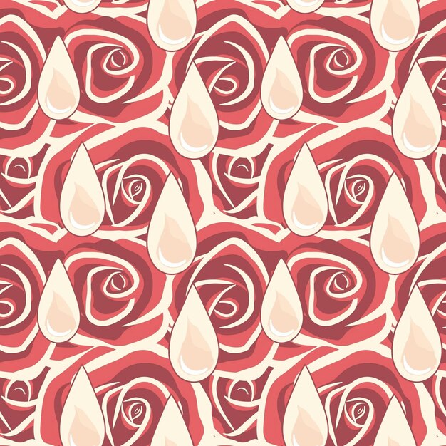 Photo rose tile pattern floral design tilework patterned botanical