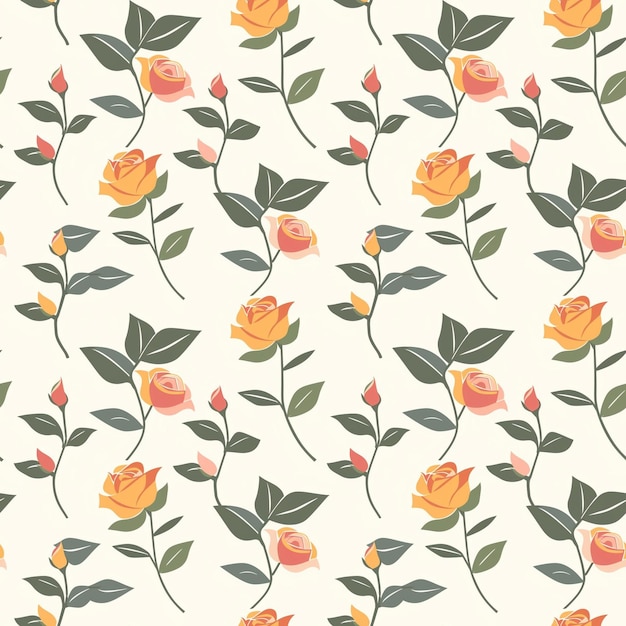 Photo rose tile pattern floral design tilework patterned botanical