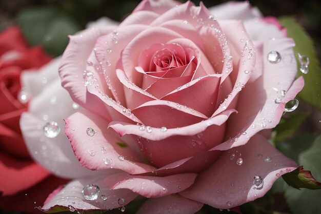 Rose with droplet