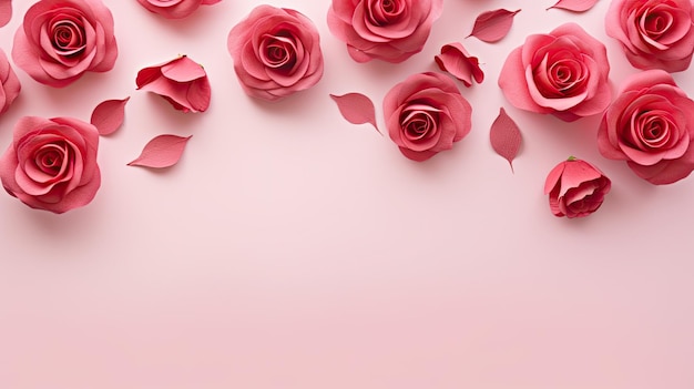 Photo roses flower background