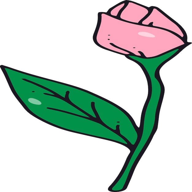 Roses flowers isolated icon