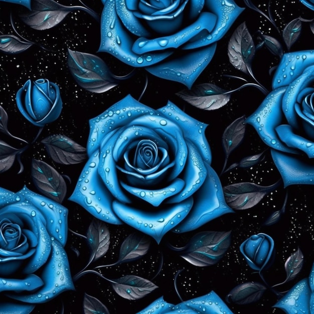 Roses pattern