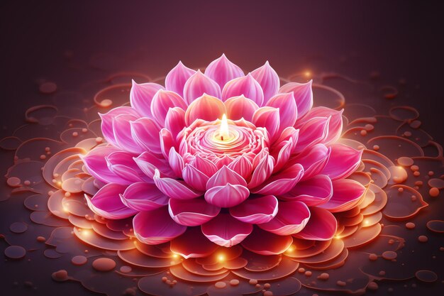 Photo rosewater diwali background