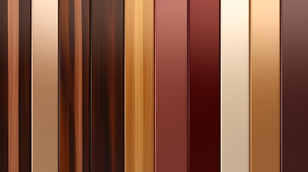 Photo rosewood ivory gold strips in the style of realistic color