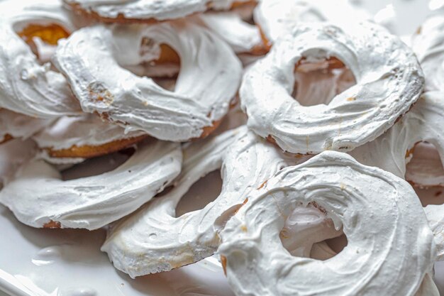 Photo rosquillas artesanas dulce con azucar