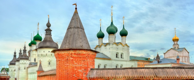 Cremlino di rostov a yaroslavl oblast, l'anello d'oro della russia