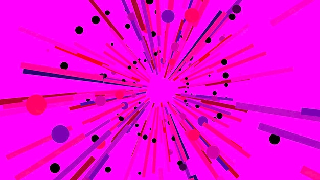 rotating circle with ray strips motion technological stripes rotate in circle on isolated background